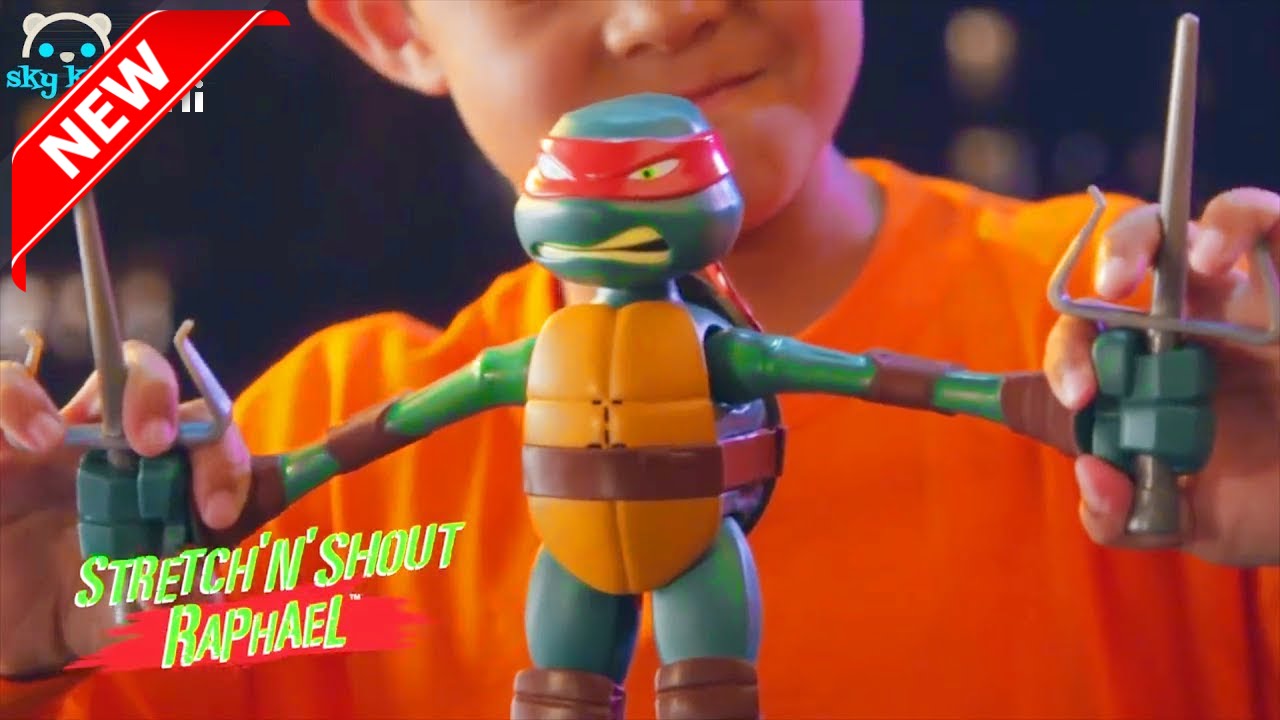 Best Toys 🐢 Stretch And Shout TMNT Teenage Mutant Ninja Turtles 💥 Best Toys Commercials