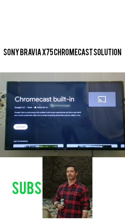 Turn Sony Android TV Chromecast built in with Google turn off, open apps and YouTube