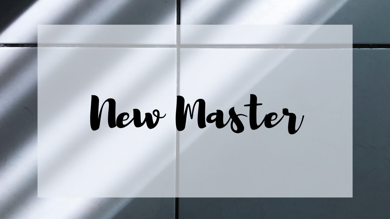 NEW MASTER - YouTube