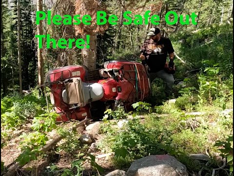 Steep Fall on A 4Wheeler!!