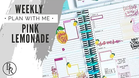 Plan with Me: Pink Lemonade | Plans by Rochelle