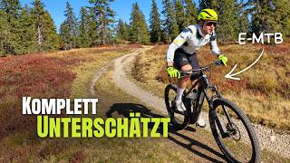 I completely underestimated E-mountain biking!