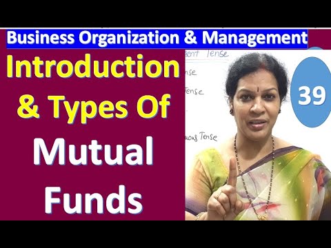39. "Introduction & Types Of Mutual Funds" from Business Organization & Management Subject