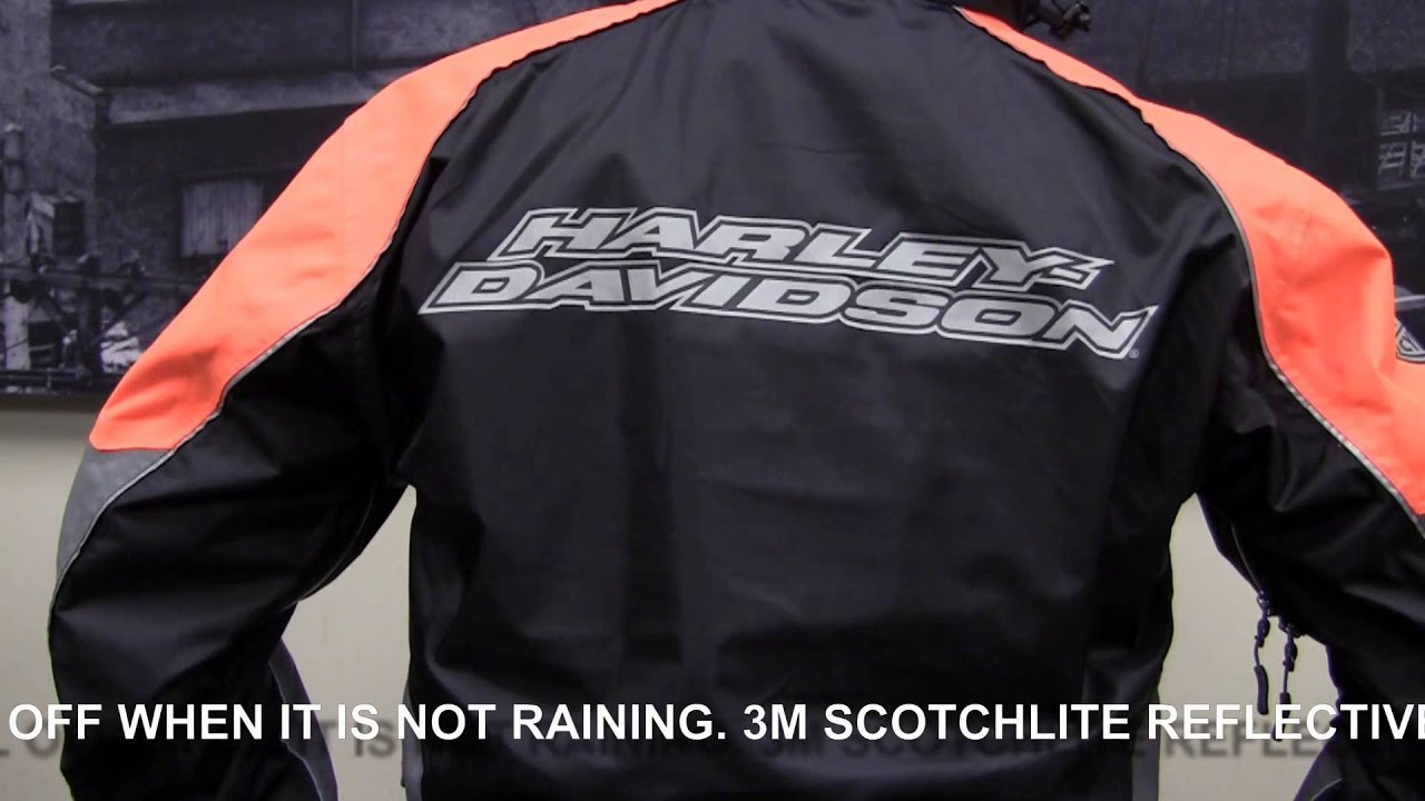 Harley Davidson Rutledge HiVis Rain Suit for sale YouTube