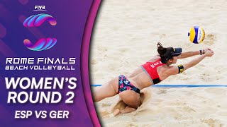 Liliana/elsa (esp) vs. bieneck/schneider (ger) relive the women's
round 2 match between spain and germany from fivb beach volleyball
world tour finals 20...