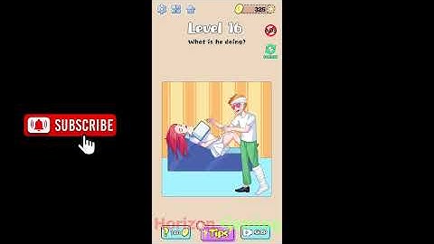 Brain Wind - Tricky Puzzle Game - Erase Mode LEVEL 16 What is he doing - Gameplay Walkthrough