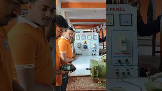 Synchronous Motor Speed Measuring By Tachometer #Iti Practical #Viral #Youtubeshorts