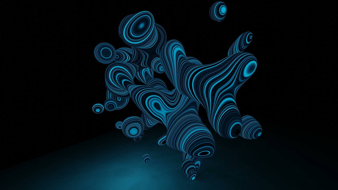 Abstract Background Video 4k - Teal liquid background - Abstract pattern video - fluid abstract