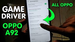 Cara Aktifkan Game Driver HP OPPO A92 Gaming (Driver Game ALL OPPO) screenshot 3