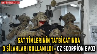Sat Timleri Tatbikatta O Silahları Kullandı Efsane Makineli Tabanca Cz Scorpion Evo3