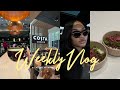 Weekly vlog im over it  getting back into a routine  high protein meals  cleaning  coffee shops