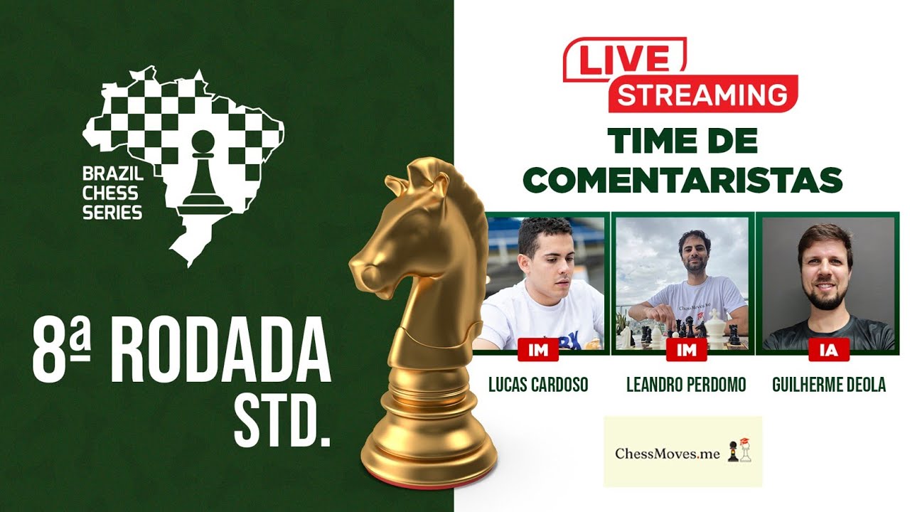 8a Rodada BCS Floripa 2026 | Brazil Chess Series | Comentários IM Lucas Cardoso & IM Leandro Perdomo