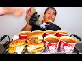 Throwing burgers in Orlin&#39;s face... MUKBANG