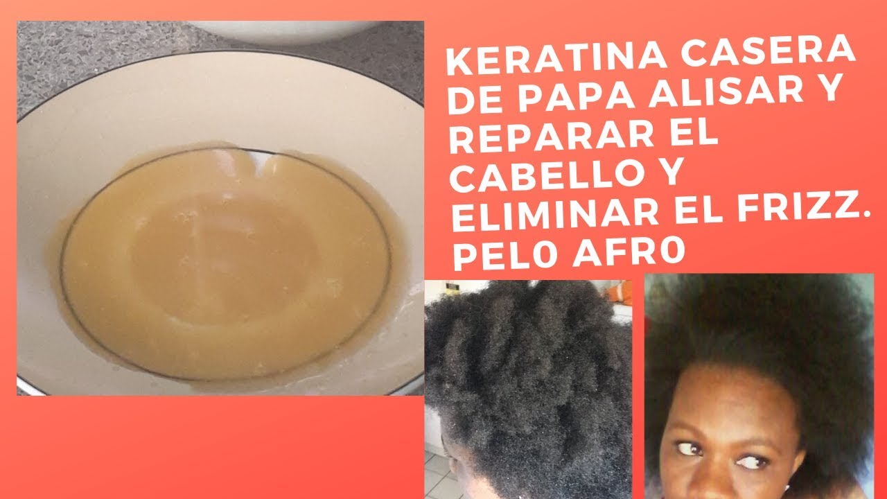 MI KERATINA CASERA 100% Natural | AFR0 liso y Sedoso - YouTube