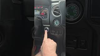 Push button start on my 2014 F150 Tremor