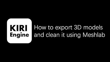 How to export 3D model to your favorite 3D editor