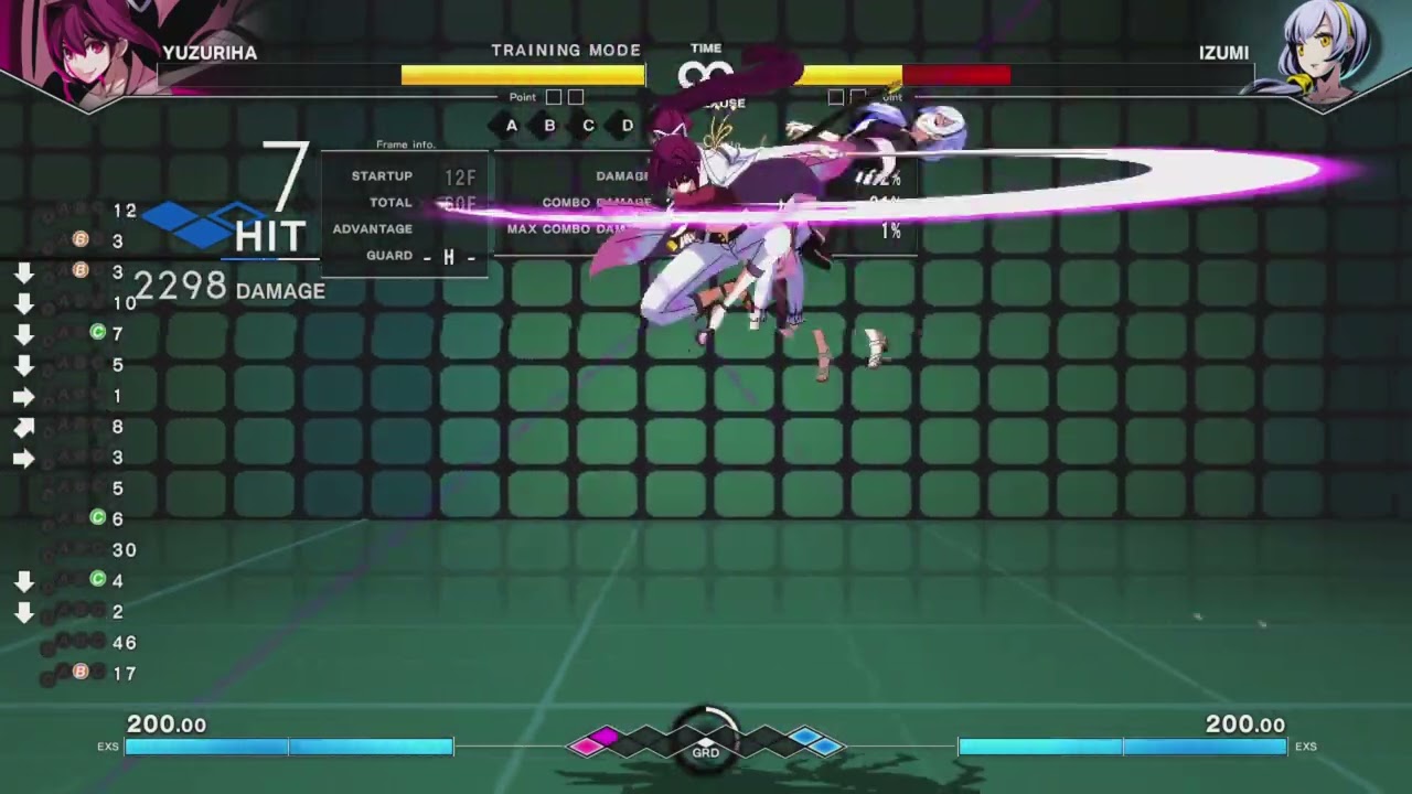 uni2 ユズリハ コンボ 初級編 ver1.32