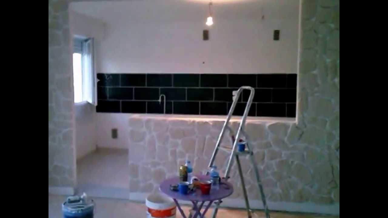 Creation du bar de la cuisine / salon pour appartement,vous même ...