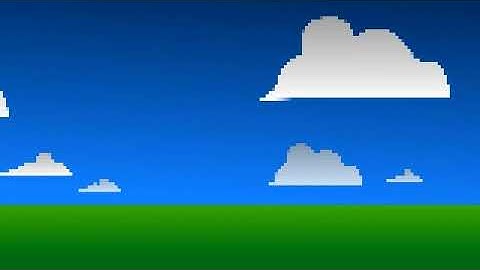 Digital Pixel Landscape Animation Motion Background Stock Video Footage Free For Editing
