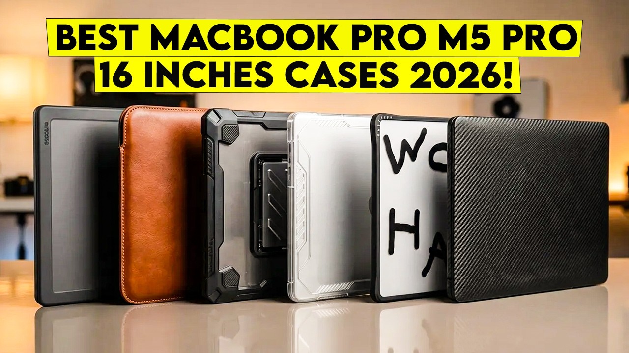 Top 6 Best MacBook Pro M5 Pro 16 Inch Cases 2026🔥 – Ultimate Protection ...