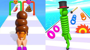 Stacky Ice Cream vs Long Neck Run -All Levels Gameplay Android iOS Ep2 