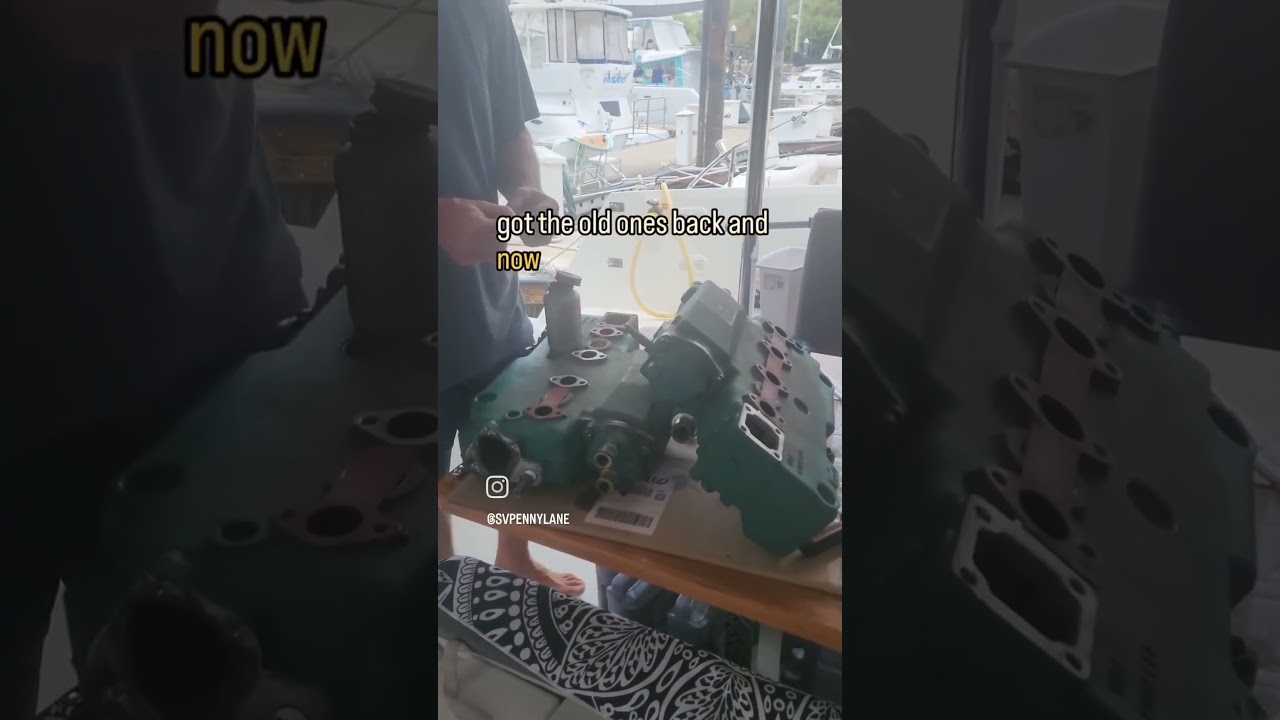 Having to order expensive boat parts..... #boatwork #sailinglife #maintenance