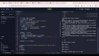AC IGCSE A-level VB.NET Class 6 (Part 1 - Find max number from a list homework) - MY