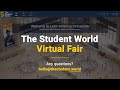 The student world virtual fair  how does it work
