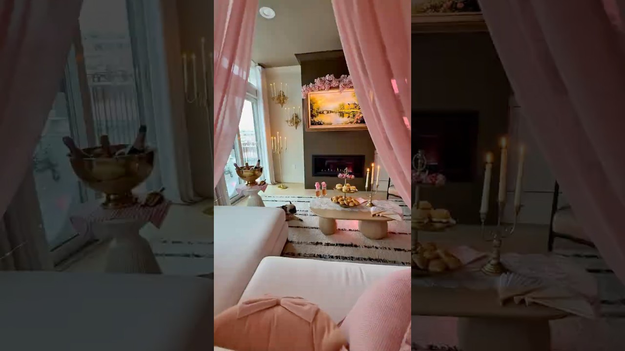 DIY Bridgerton watch party decor 