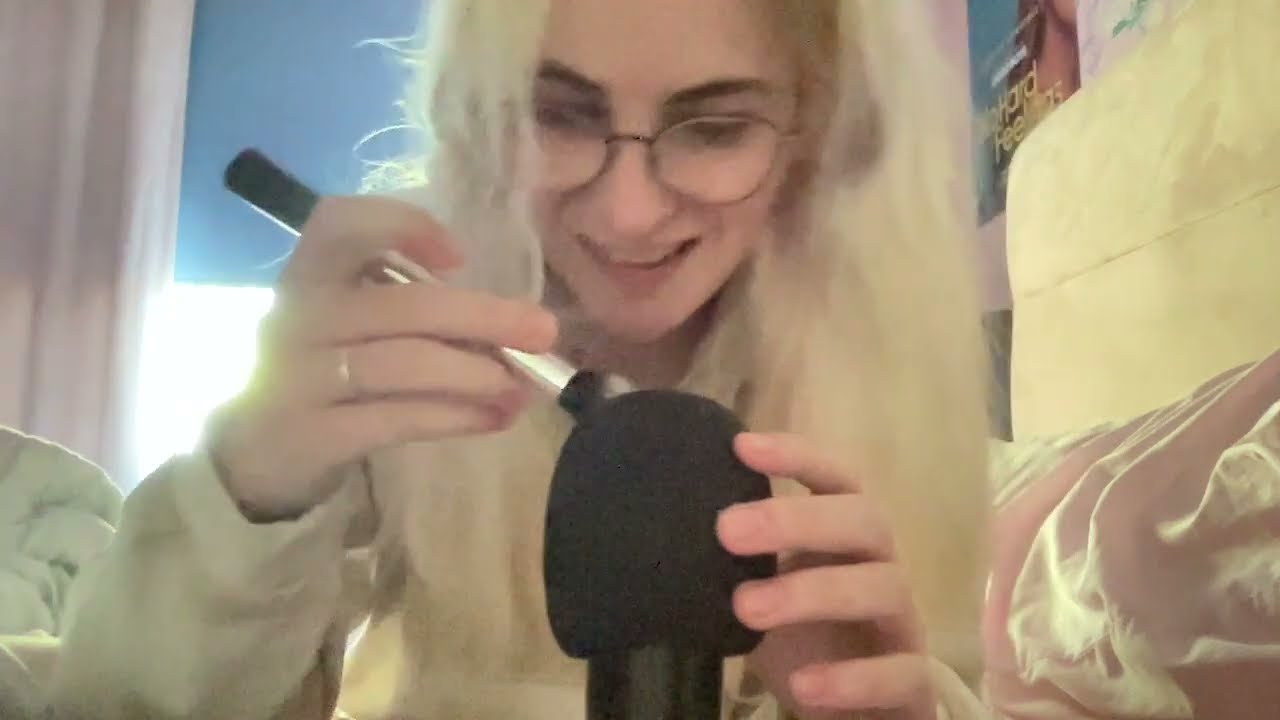 My first Asmr video (trigger assortment, brushing, etc)