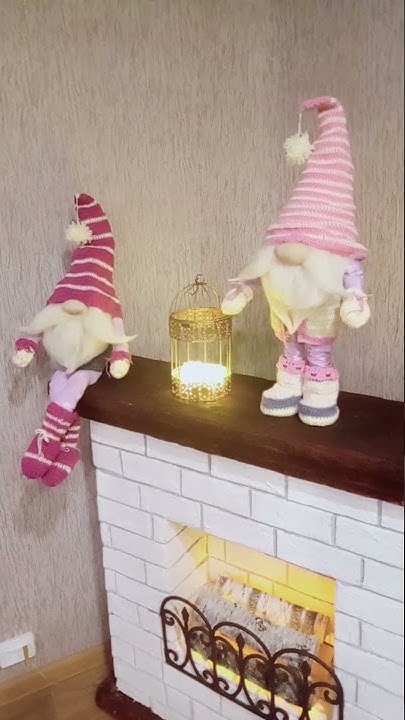 #Shorts Скандинавские гномы своими руками.🧙‍♂️🧙‍♂️🧙‍♂️ Украшаю дом 🎄🎄🎄# ...