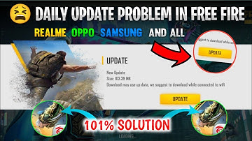 Daily Update Problem In Free Fire Max | How To Solve Daily Update Problem