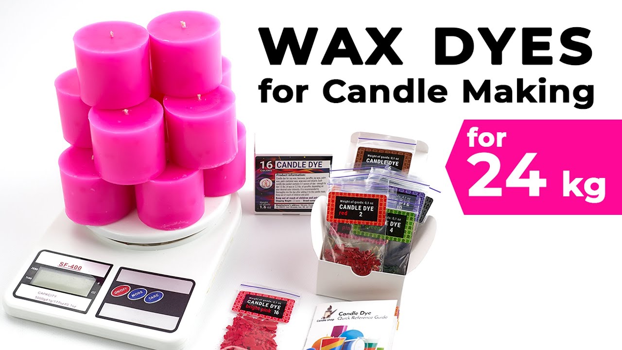 Wax Dyes for Candle Making 