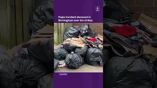 Bin strikes named major incident