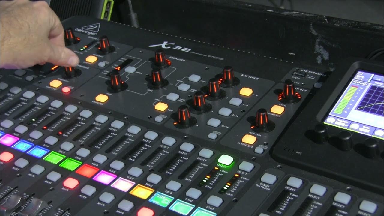 Setting Compression Threshold on an X32 YouTube