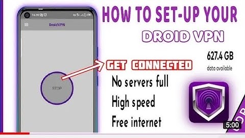 Droid VPN settings || unlimmited data || Fast and stable || Working 100%