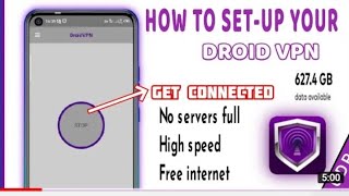 Droid VPN settings || unlimmited data || Fast and stable || Working 100% screenshot 3