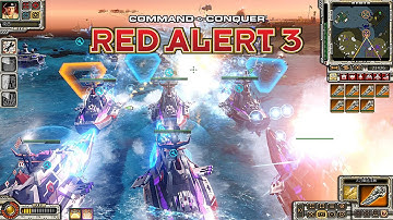 Red Alert 3 Corona MOD Rising Sun in PVE Map | Tough when SOLOing alone with AI