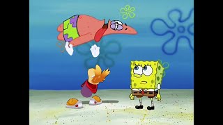 Rayman beats up Patrick star