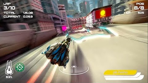 Wipeout Omega Collection: Rockway stadium A+ challenge (Pir-hana prototype)