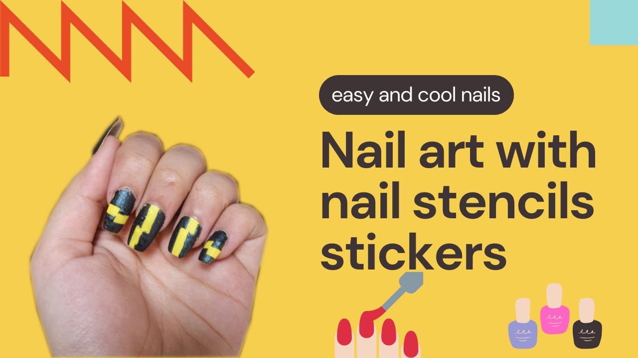 1. Customizable Nail Art Letter Stickers - wide 9