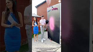 The baby said,”Make it memorable.”🩷💙 #genderreveal #couple #celebration #revealparty #fypシ