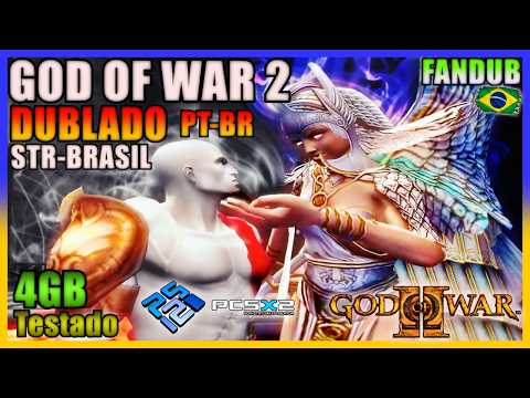 God Of War 2 - Dublado e Traduzido Iso Ps2/PCSX2/AetherSX2/Opl (STR-Brasil)