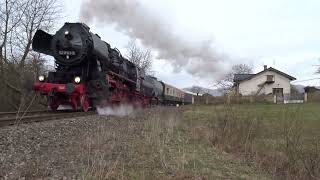 Zvlaštní parní vlak na trati č.087 Kravaře v Čechách