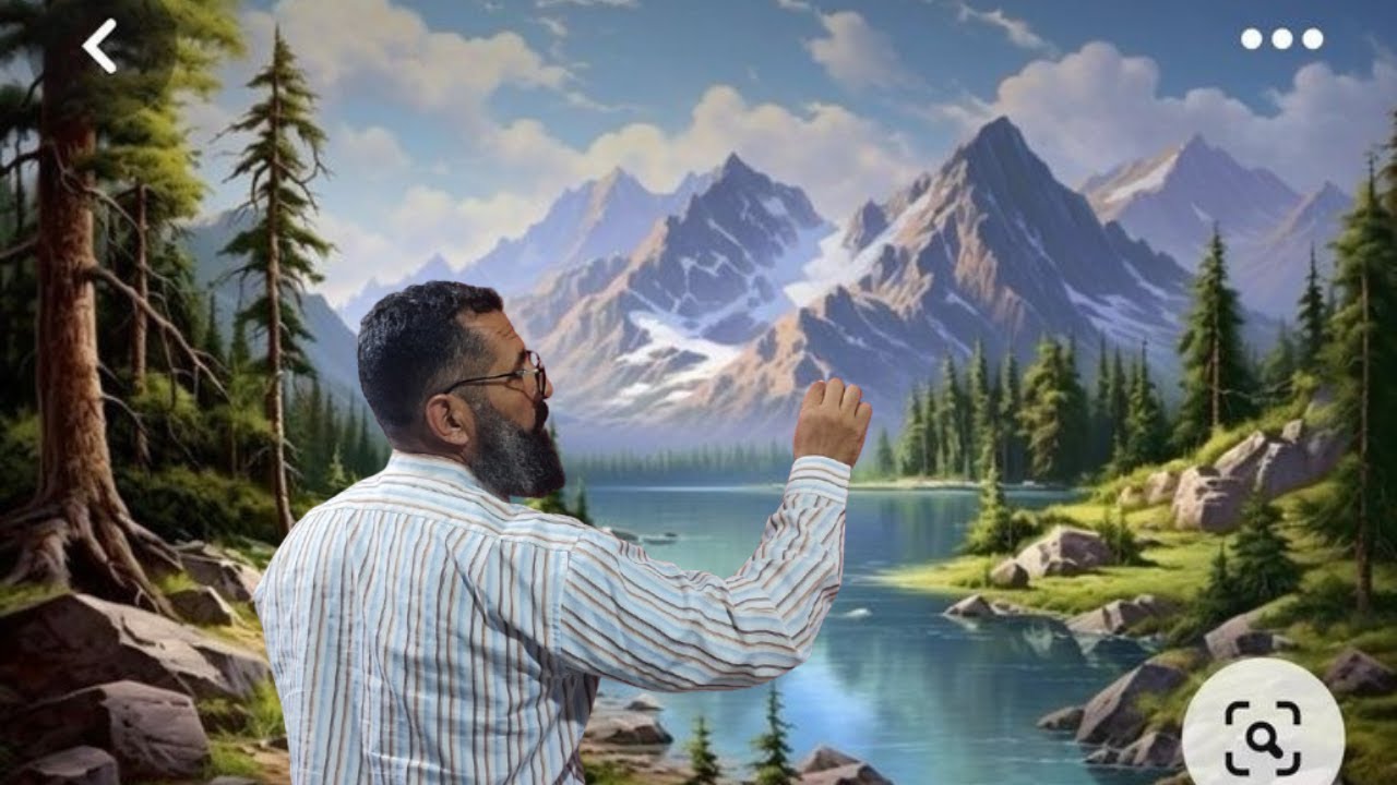 تعلم بطريقة احترافية رسم المناظر طبيعيه بالفرشاة خطوات بسيطة landscape painting