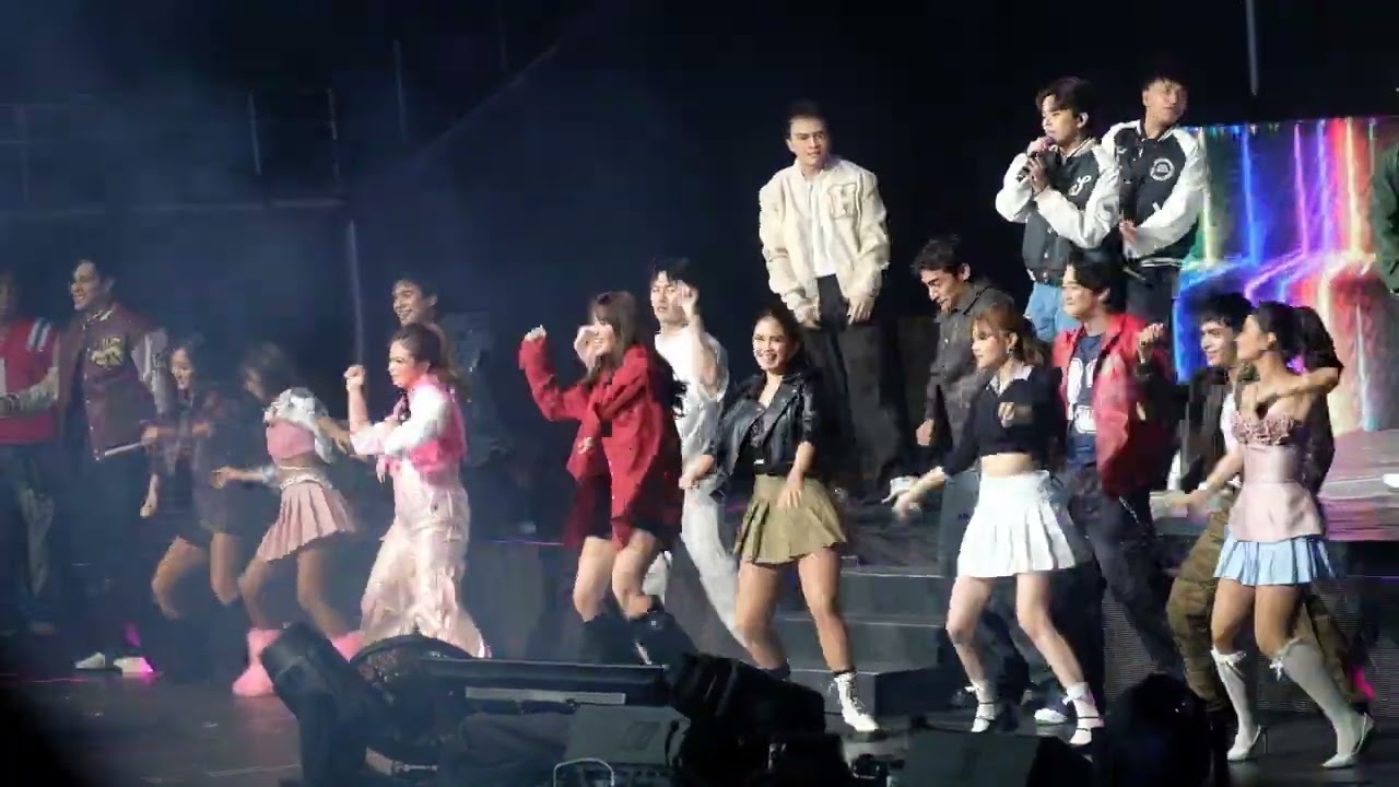 Ashtine Olviga, Andres Muhlach, Heaven Peralejo and the rest of the Vivarkada dance Daleng Dale