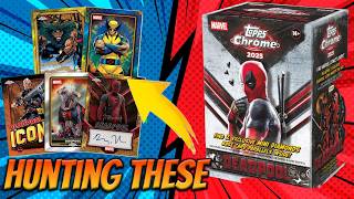 I Found a RARE Numbered Deadpool Hit! Topps Chrome 2025 Blaster Opening