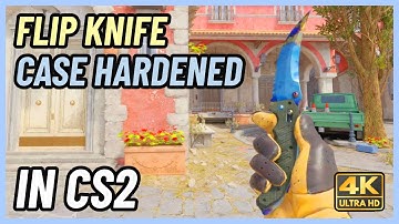 ★ CS2 Flip Knife Case Hardened | CS2 Knife In-Game Showcase [4K]
