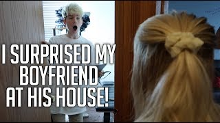 I SURPRISED MY BOYFRIEND AT HIS HOUSE! (LONG DISTANCE COUPLE) (SPEECHLESS REACTION)