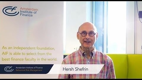 Program Profile: Behavioral Risk Management with Hersh Shefrin